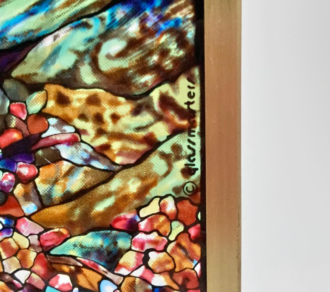 ルイス・C・ティファニー 鹿 ステンドグラス グラスマスターズ Tiffany