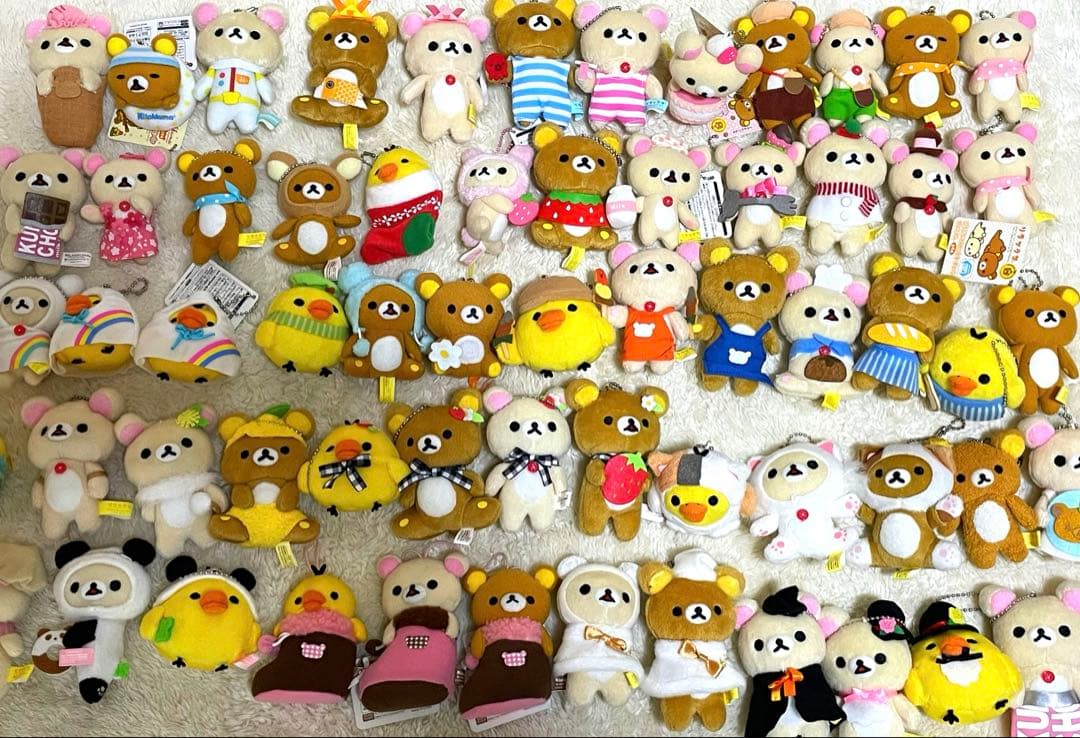 リラックマ コリラックマ キイロイトリ レア 平成 マスコット キーチェーン