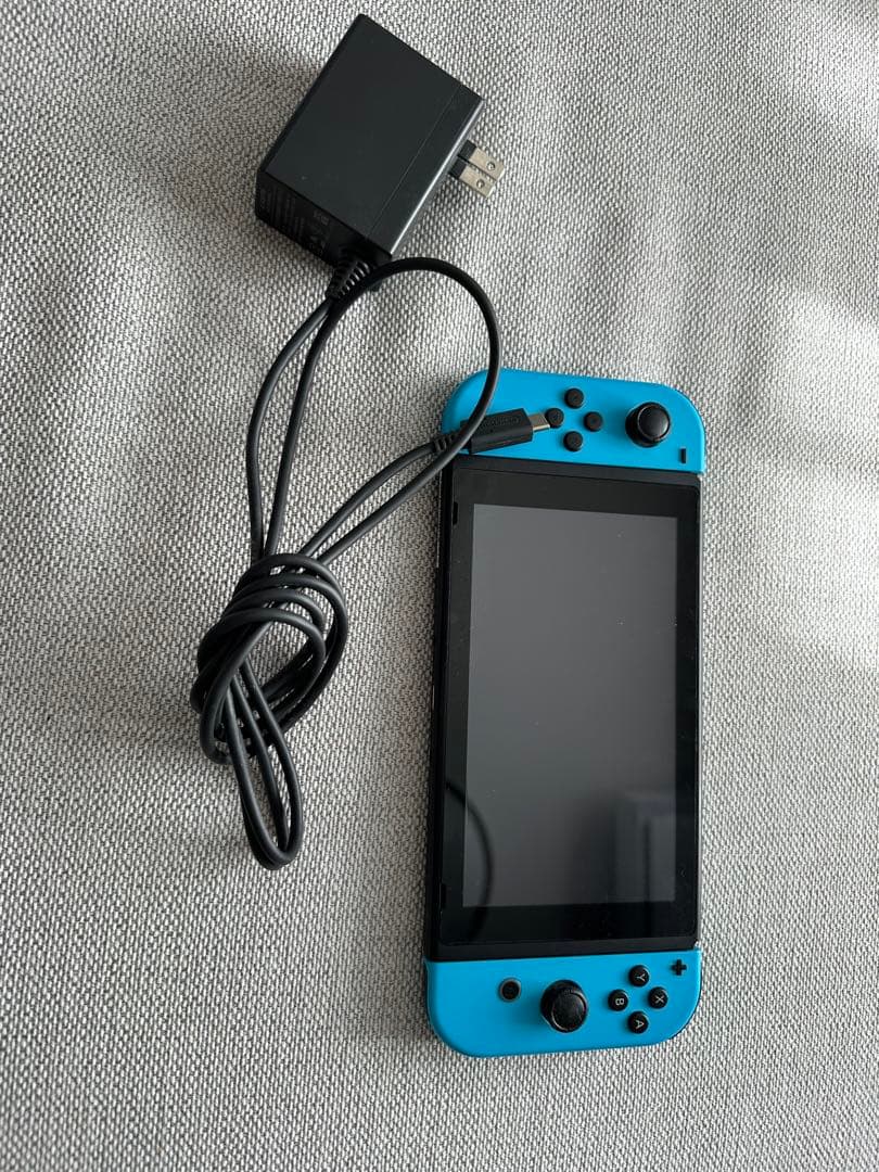 Nintendo Switch 本体 青 充電器付き