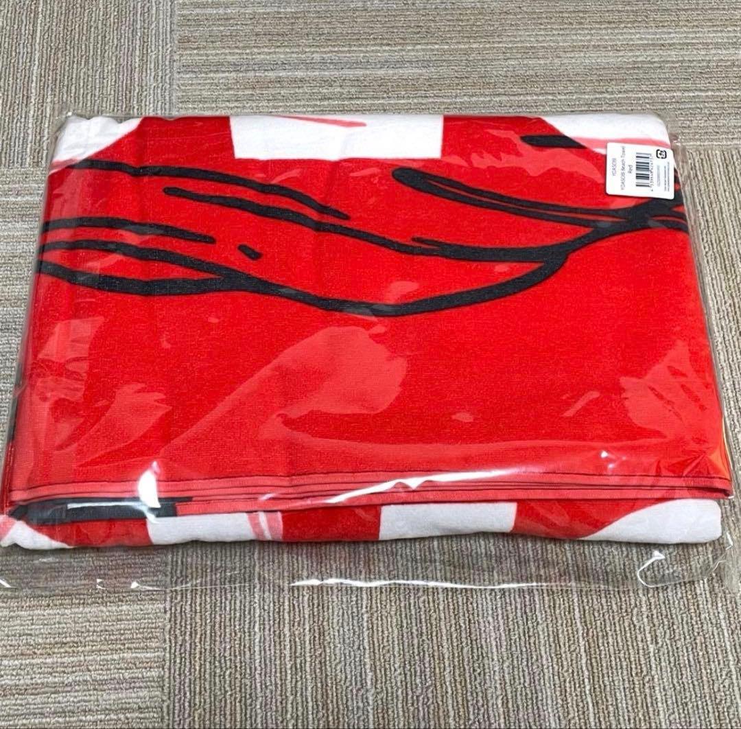 新品 YOASOBI Beach Towel Red ヨアソビ ビーチタオル 赤