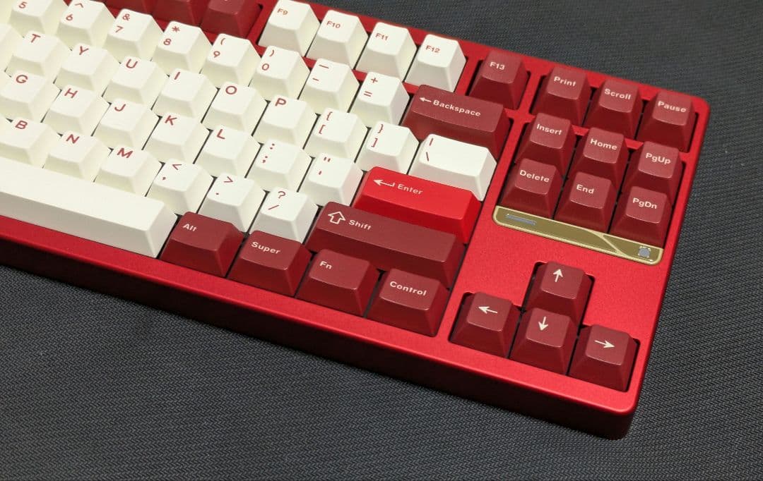 evo80 メカニカルキーボード　スカーレット