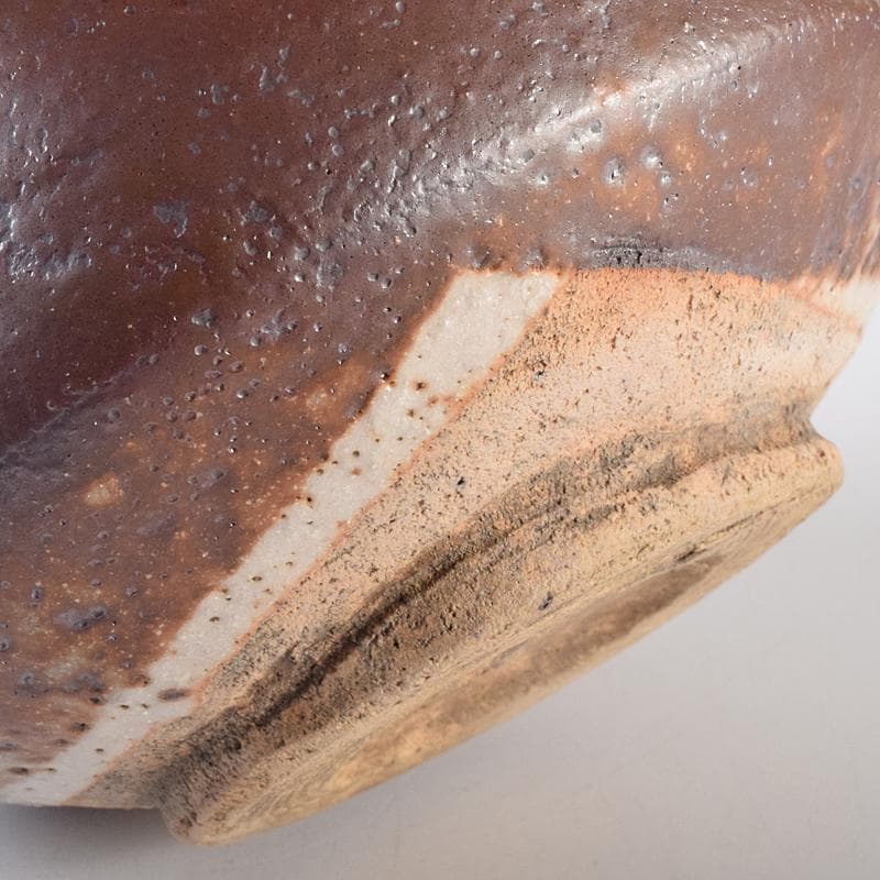 茶道具　志野焼　茶碗　在銘　共箱　M　R7662