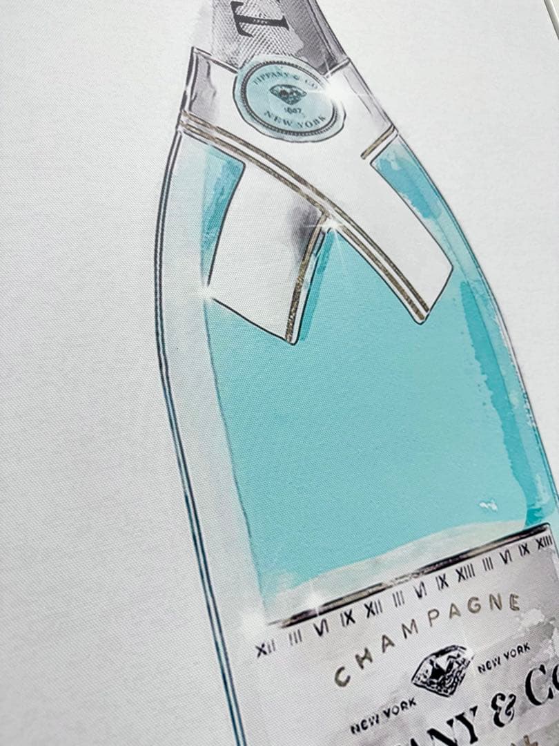 No.255フレーム付きキャンバスアート　ブランドアートポスター　Tiffany