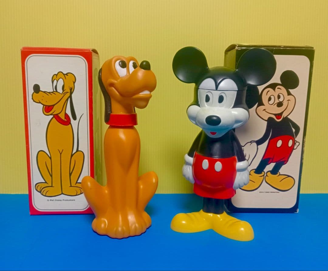 レア 1960s70's米国ビンテージ非売品 プルート&ミッキー ソーキーボトル