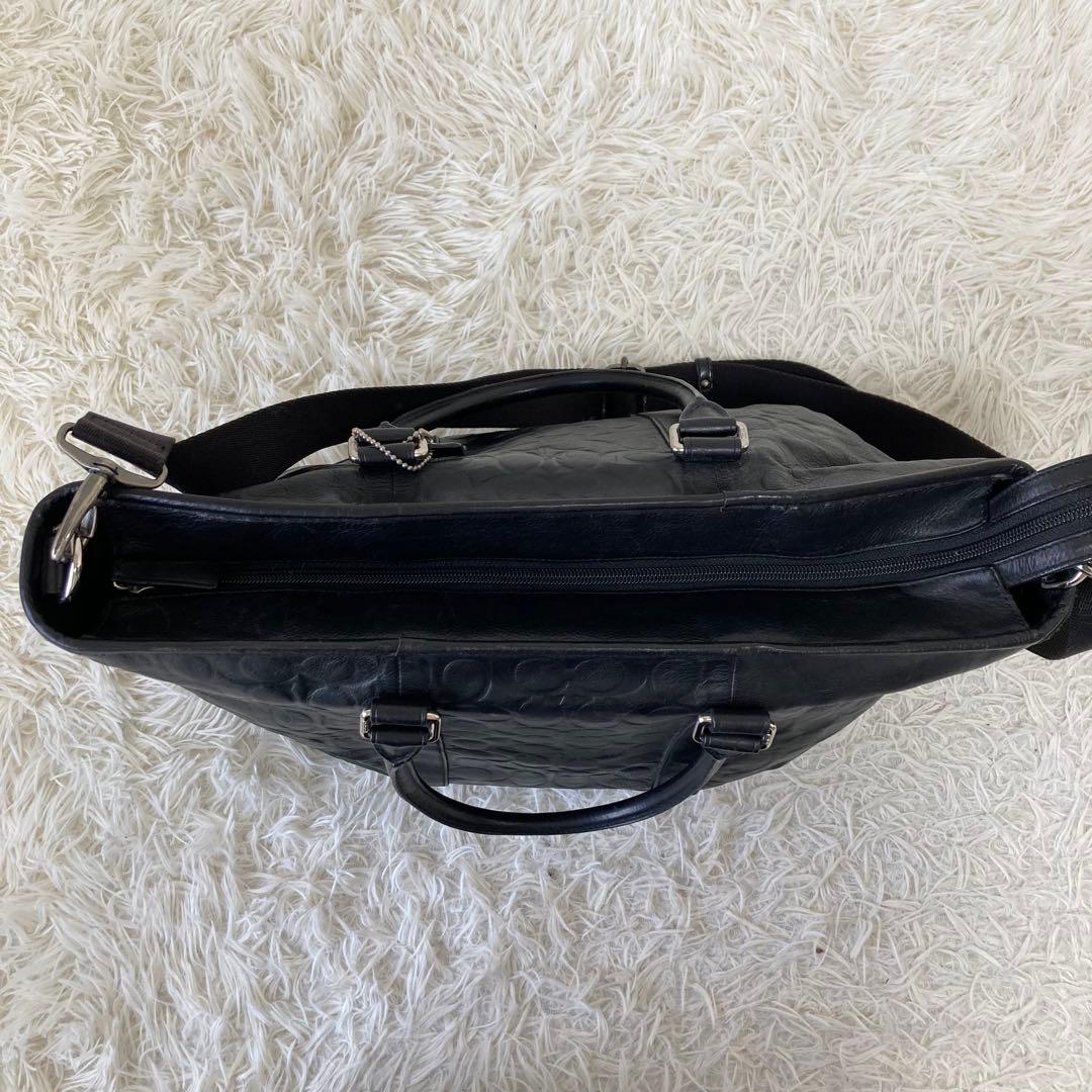 COACH✨2way ビジネスバッグ　オールレザーA4PC シグネチャー
