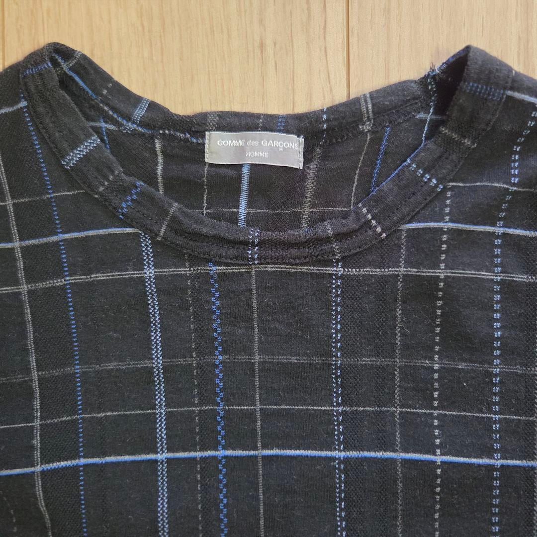 s*h様 COMME des GARÇONS HOMME チェック柄 Tシャツ
