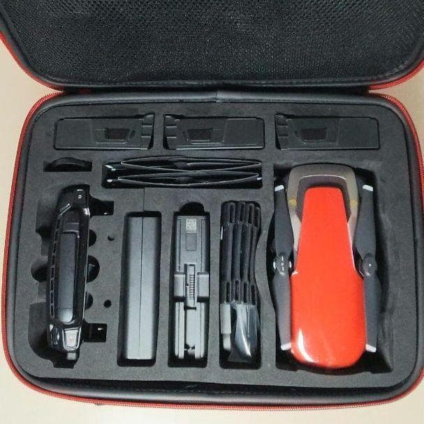 ドローン DJI MAVIC AIR （赤） 専用ケース セット