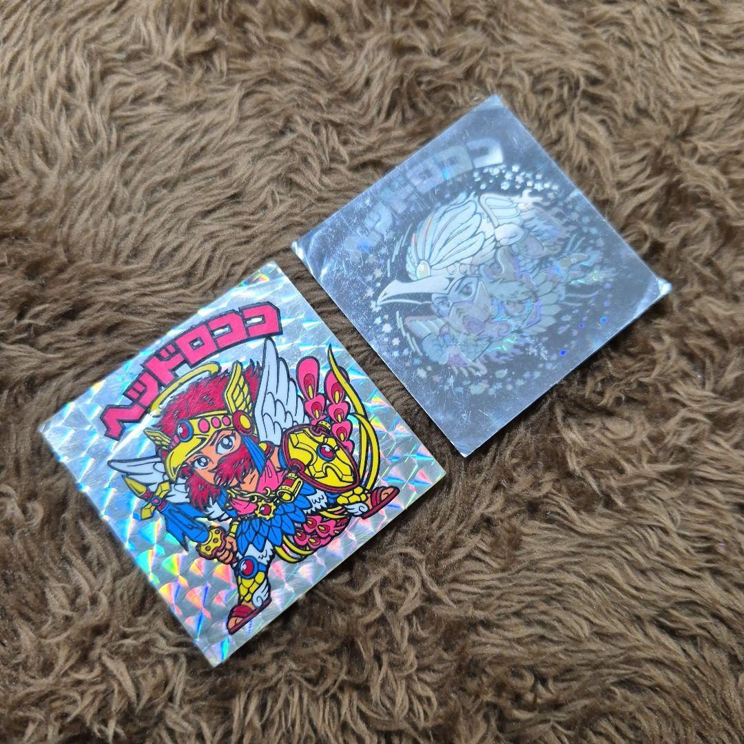 旧ビックリマンシール　第９弾ヘッド　ヘッドロココ　正扇　ホロ