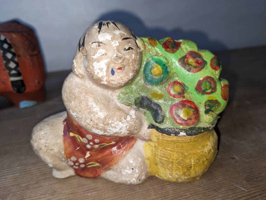 大正時代　 土人形　郷土玩具 伝統工芸品　相良人形