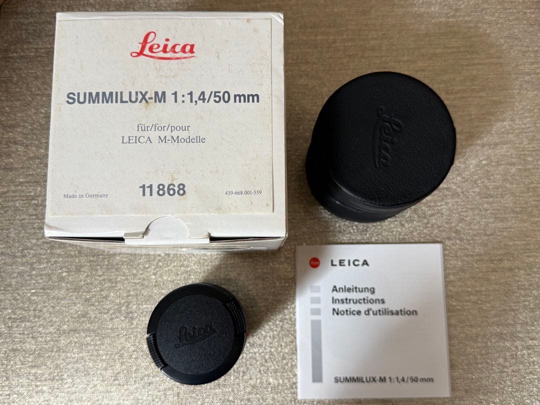 Leica Summilux 50mm F1.4 3rd (11868) 正規品