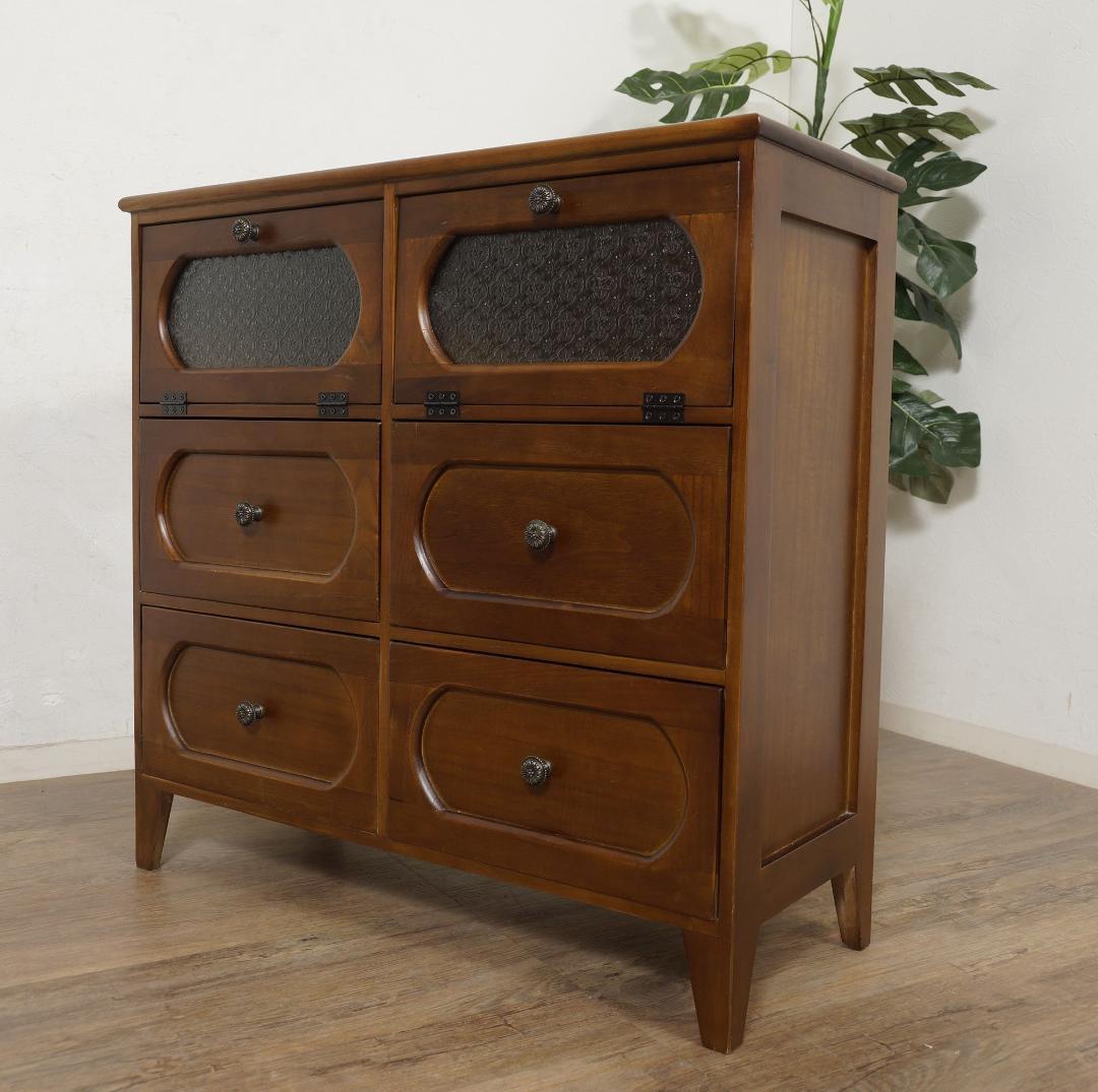 ｍａｄｏｋａ　訳あり　アウトレット　アンティーク調　チェスト　キャビネット