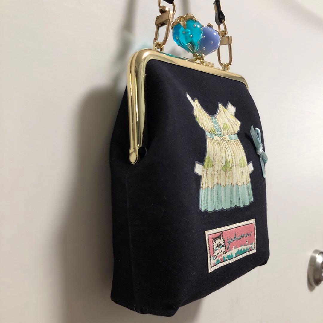 1883.ハンドメイド　12cmがま口ポーチ　フランシュリッペ