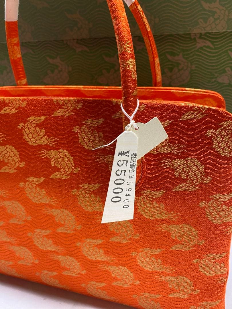 お値下げしました。利休バッグ　龍村織物