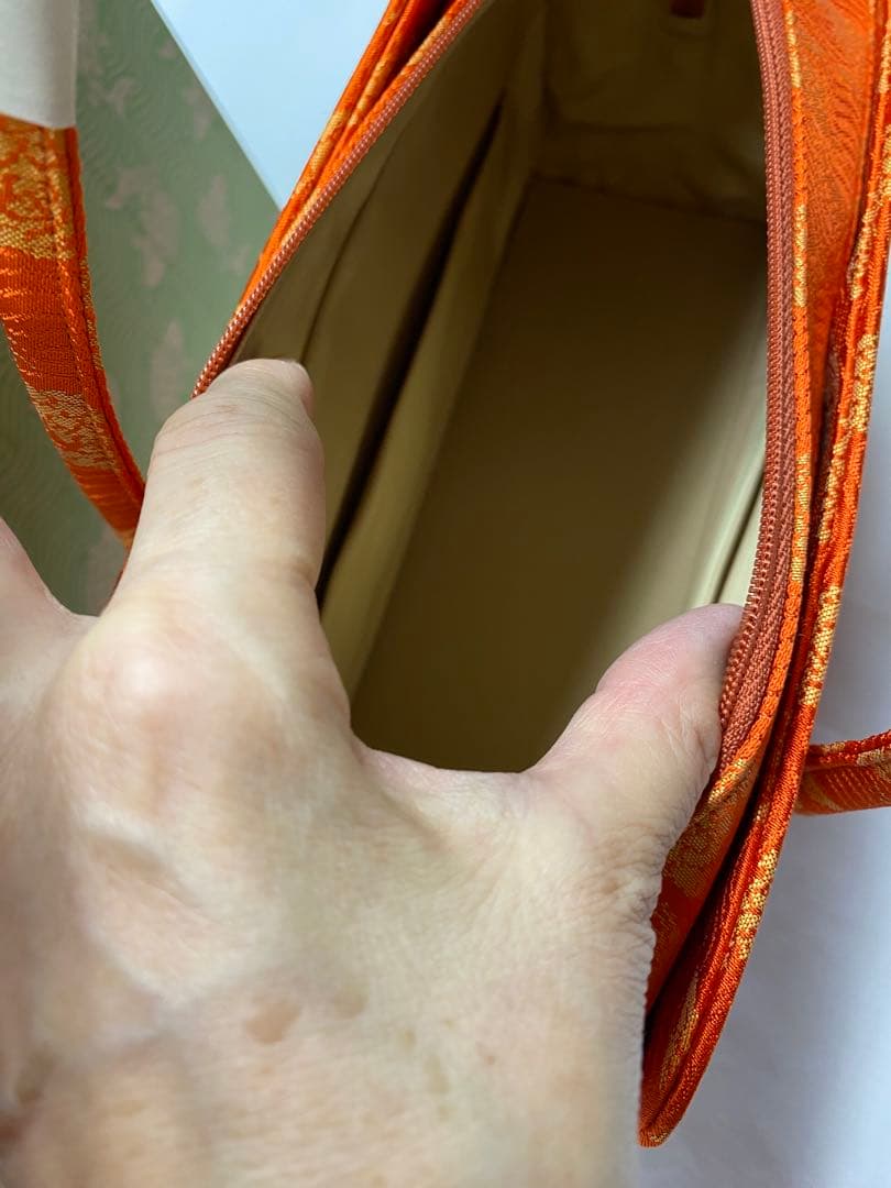 お値下げしました。利休バッグ　龍村織物