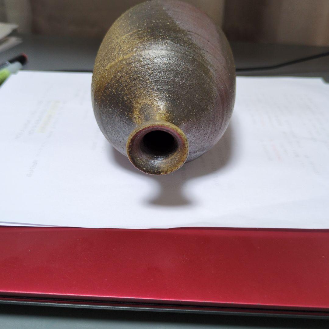 備前焼　山本出さんの徳利