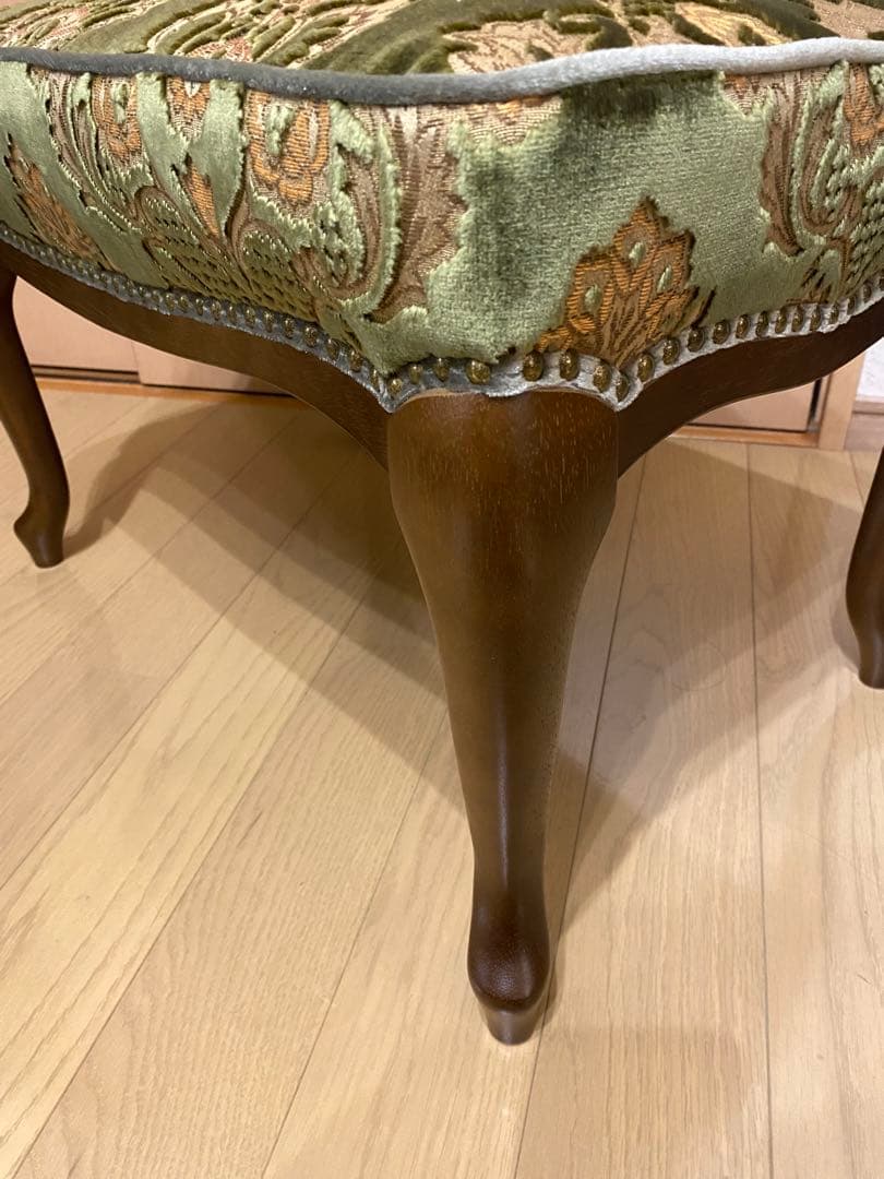 【希望価格】maruni 装飾的な刺繍 スツール