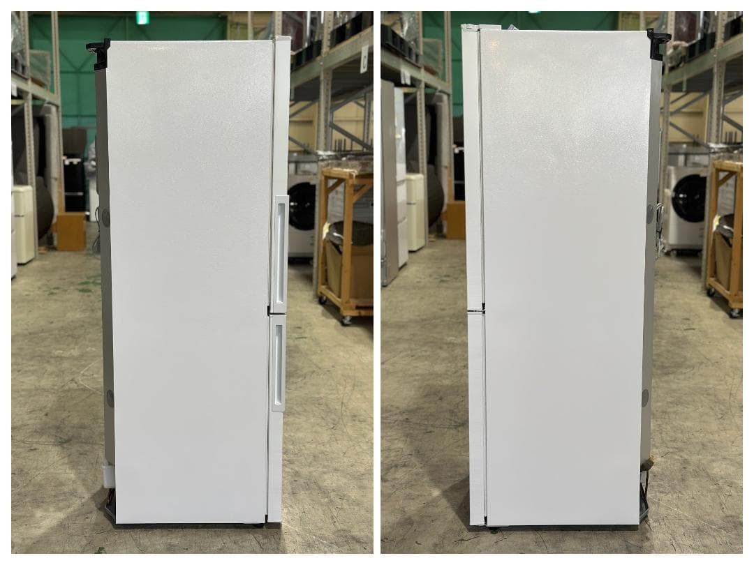 りー　シャープ 2ドア冷蔵庫 310L SJ-PD31K-W 白 24年製