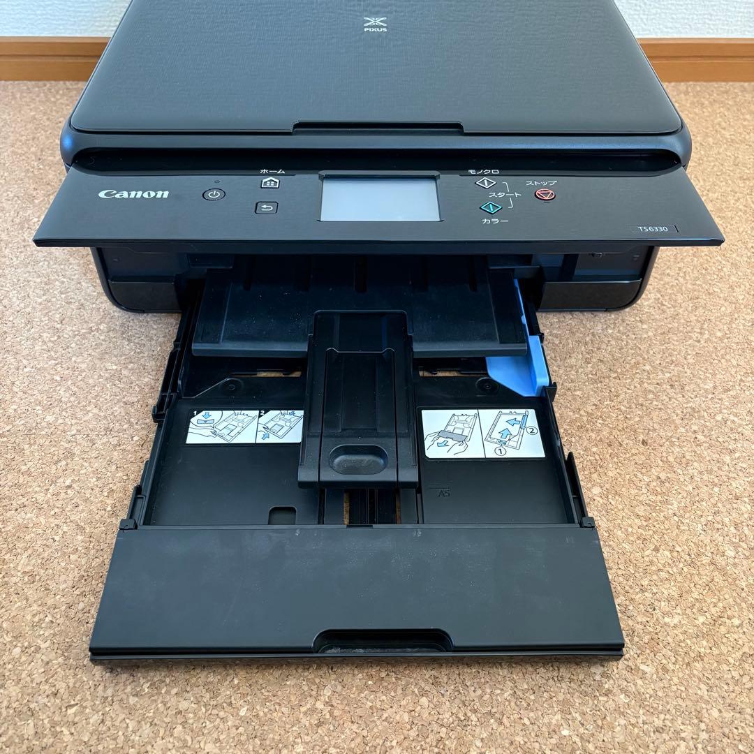 【良品】印刷枚数400枚！Canon プリンター PIXUS TS6330 BK