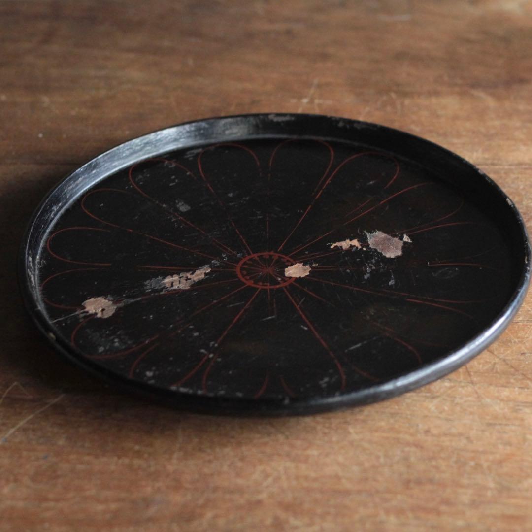 朽木塗 盆 朽木盆 No.2 枯れ盆 古美術 古道具 アンティーク やつれ盆
