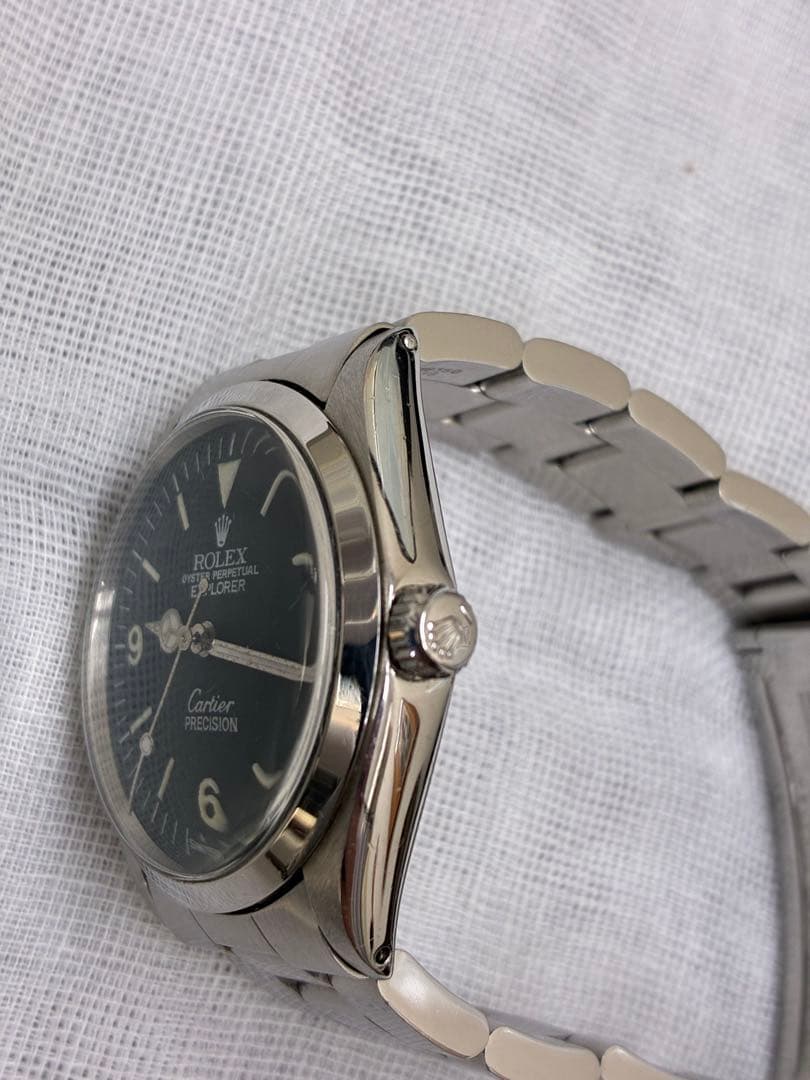K*s様 ROLEX Explorer 自動巻き カルティエ文字盤　リダン品