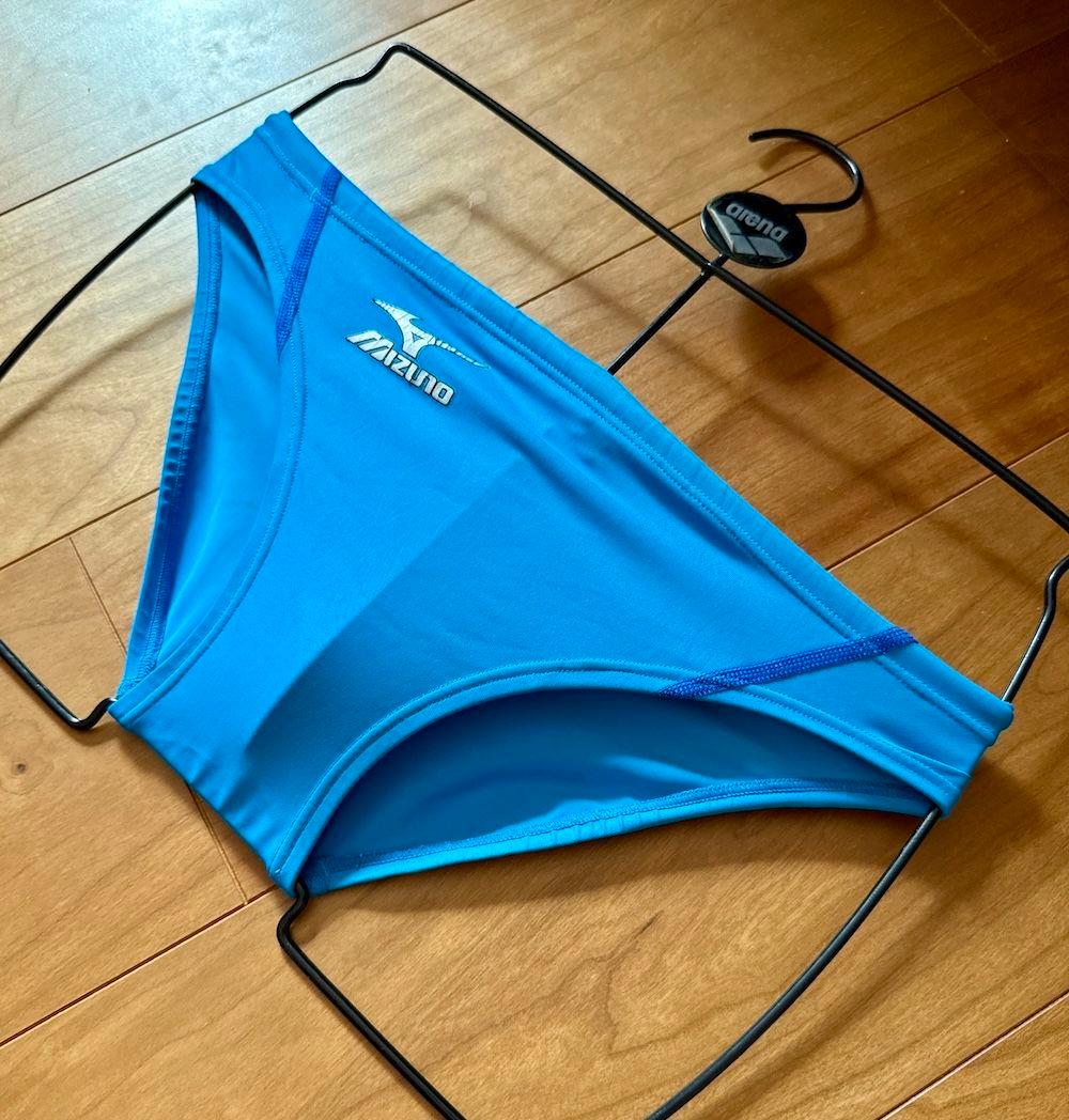 MIZUNO 初期マイティライン　Mサイズ　ターコイズブルー 　競泳水着　競パン
