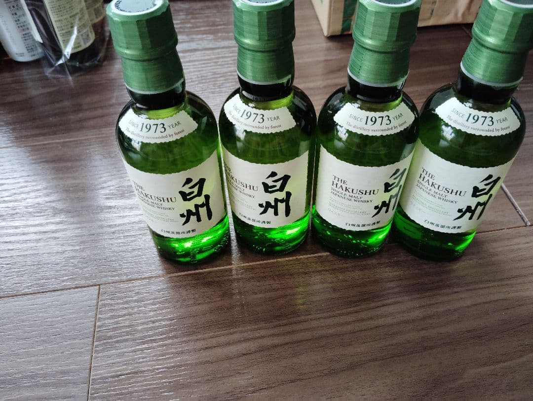 サントリーシングルモルトウイスキー 白州 ミニボトル4本セット