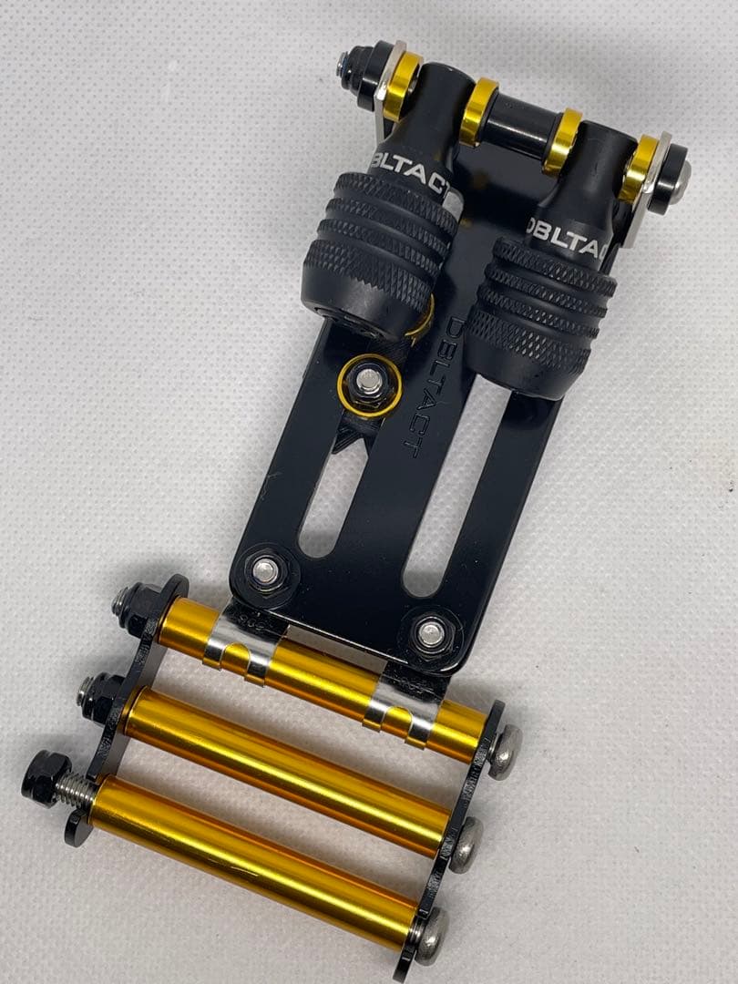 ダブルタクトプレート　ビットホルダー4P ニックス風チェーン(オールブラック)