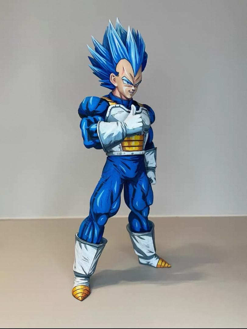 ドラゴンボール ベジータ リペイント 双頭彫 フィギュア