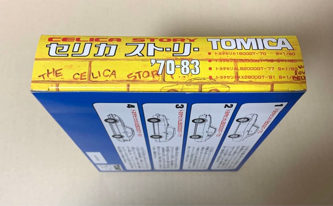 トミカ　トヨタ セリカ ストーリー '70-83　日本製