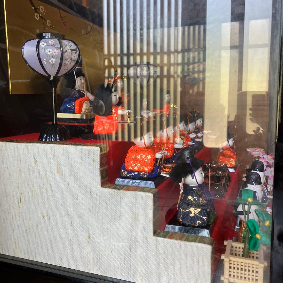 雛人形セット　木目込み　東京久月　木目込　雛人形15体　久月作　希少品