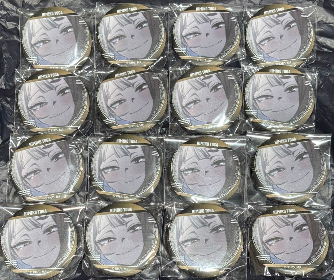 ヒロアカ 僕のヒーローアカデミア トガヒミコ テクスチャ缶バッジ