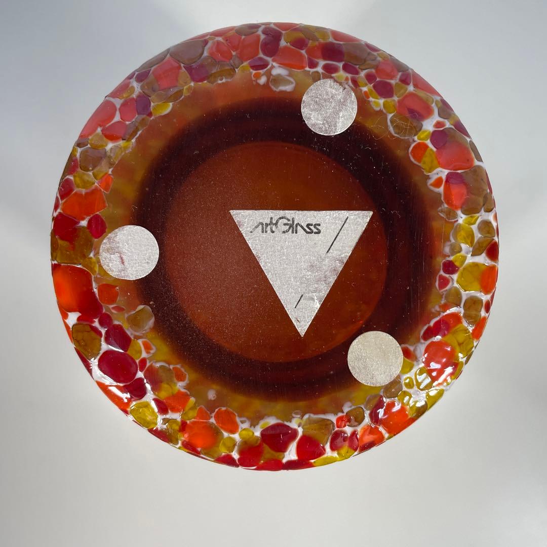 artGlass 装飾的フラワーベース