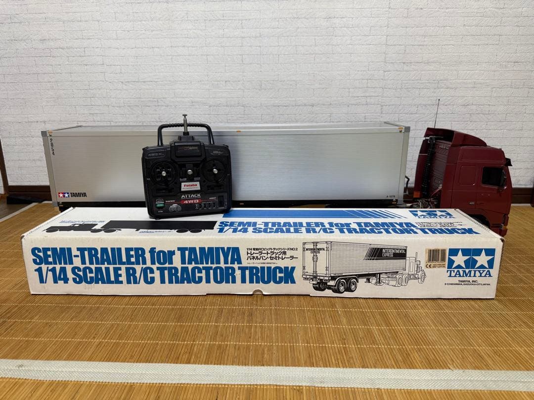 た*️様 【送料込】タミヤRCビックトラックシリーズ　ボルボトレーラーセット