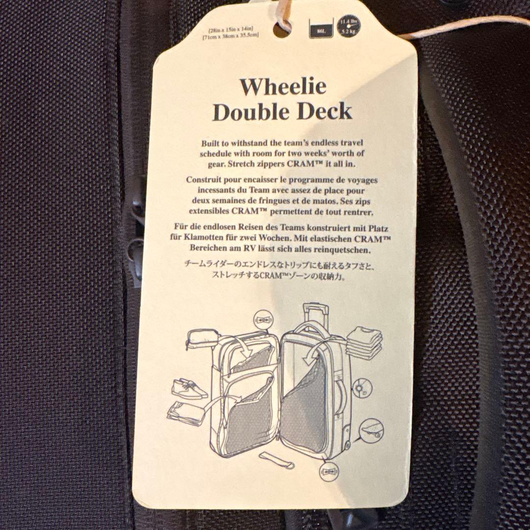 未使用品　Burton カモフラージュ キャリーケース　TSAおまけ付き　86L