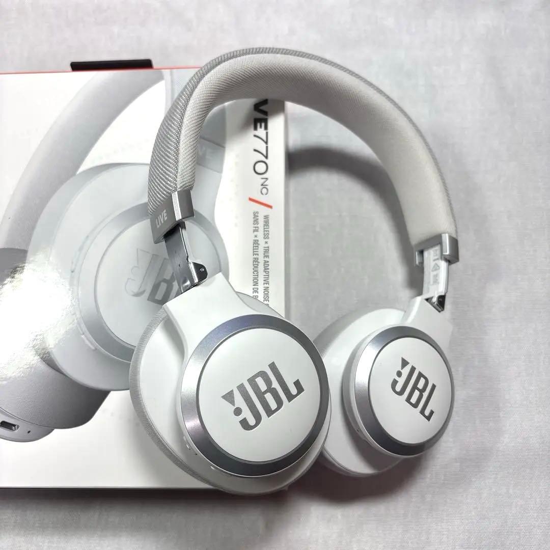 g*n様 【最終値下げ】JBL LIVE 770 NC ホワイト ワイヤレスヘッ