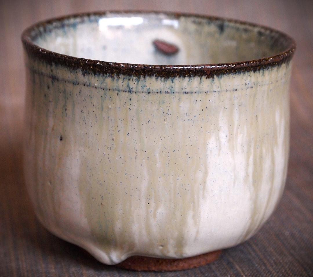 人気作家★伊藤明美【師：有光武元】朝鮮唐津筒形小服碗★焼酎杯にお勧め