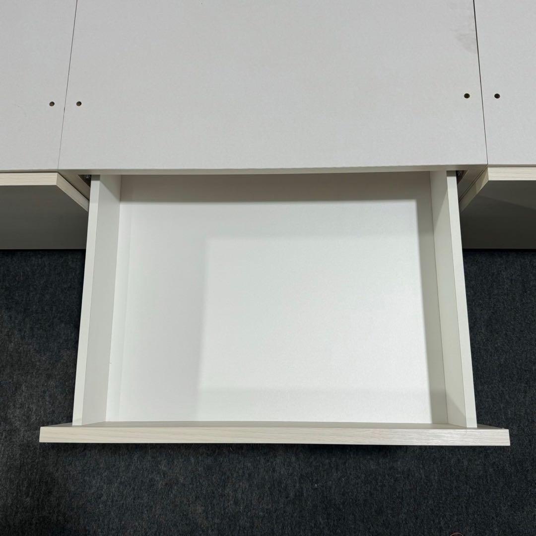 ニトリ シングル ベッドフレーム 収納付き フレームのみ 白 d3772