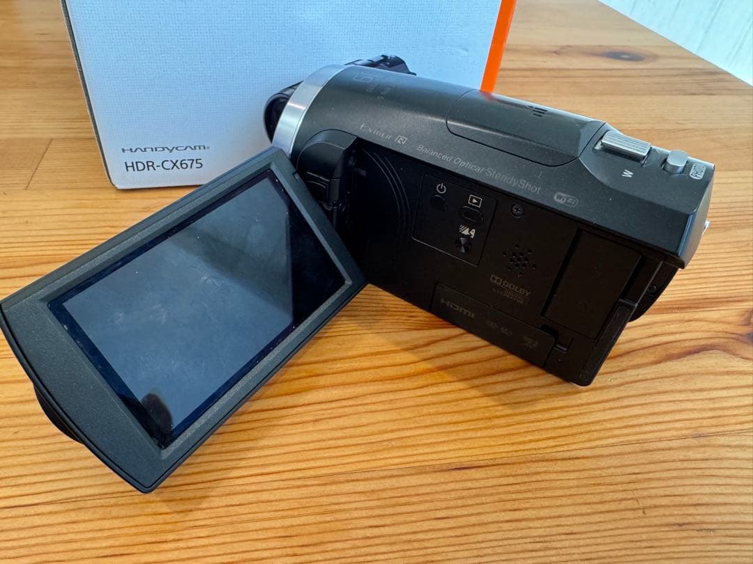 【大容量バッテリー付き！】SONY HDR-CX675 ビデオカメラ 本体
