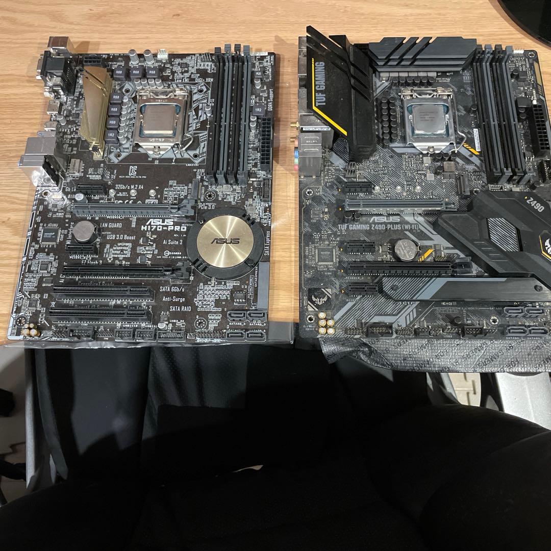 ジャンクマザボ- CPU 2セット