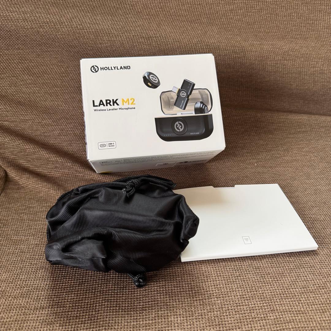Hollyland Lark M2 USB Type-C ワイヤレス ピンマイク