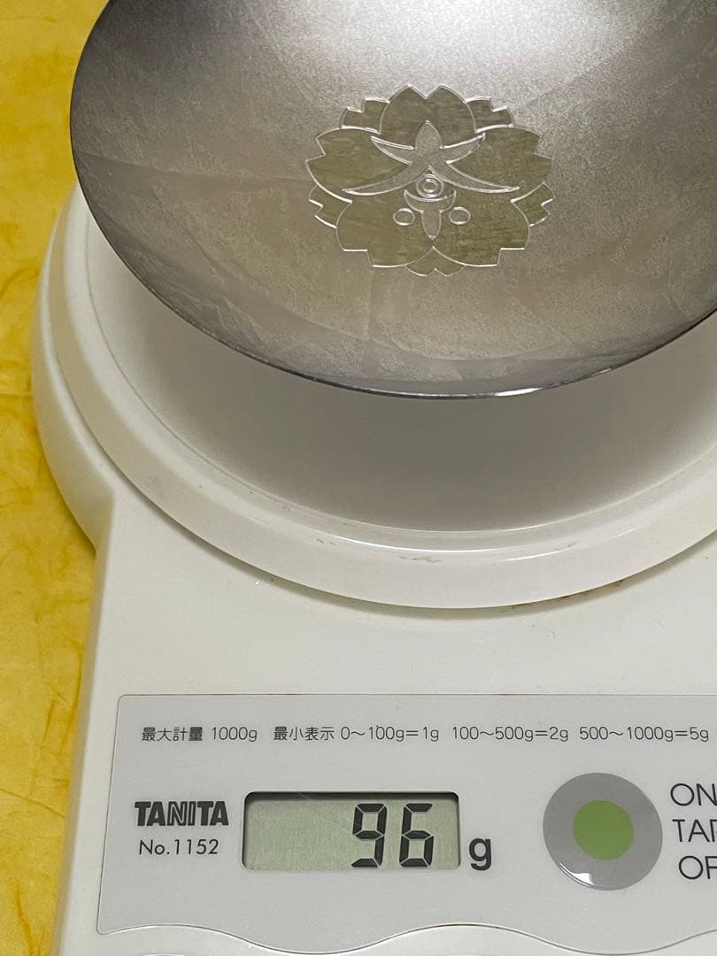 銀杯　銀盃　純銀　96g 刻印あり 桐箱付き