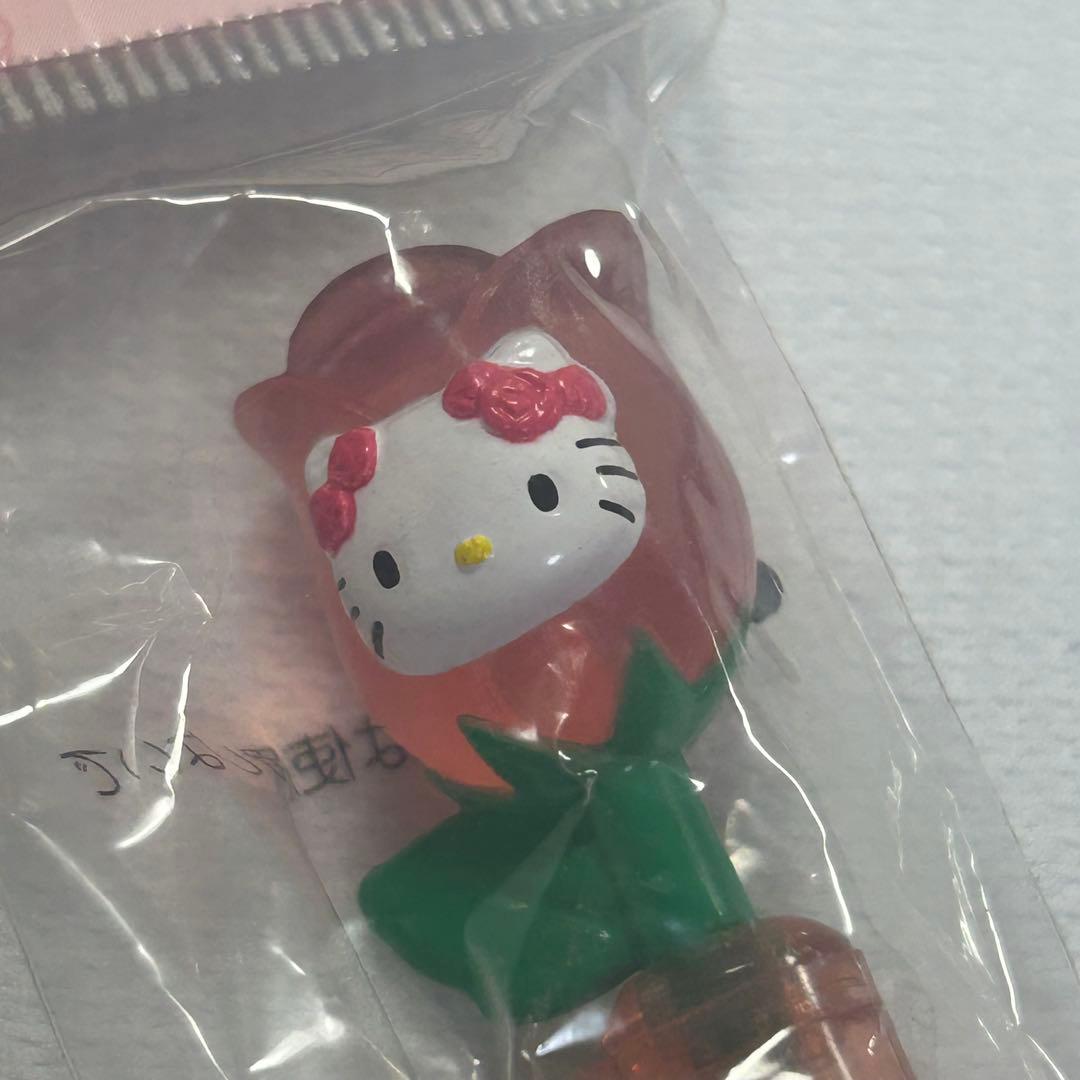 亀*様 【当時物】キティ バラチャーム付きシャーペン 2000年頃 未使用品 平