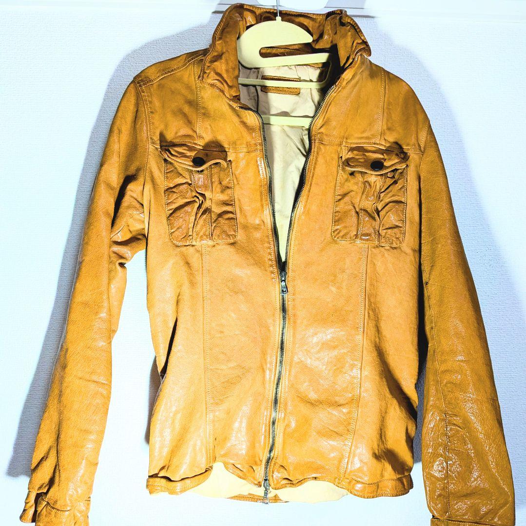 FAKTOR　ファクター レザージャケット イタリア製　本革製　Mサイズ