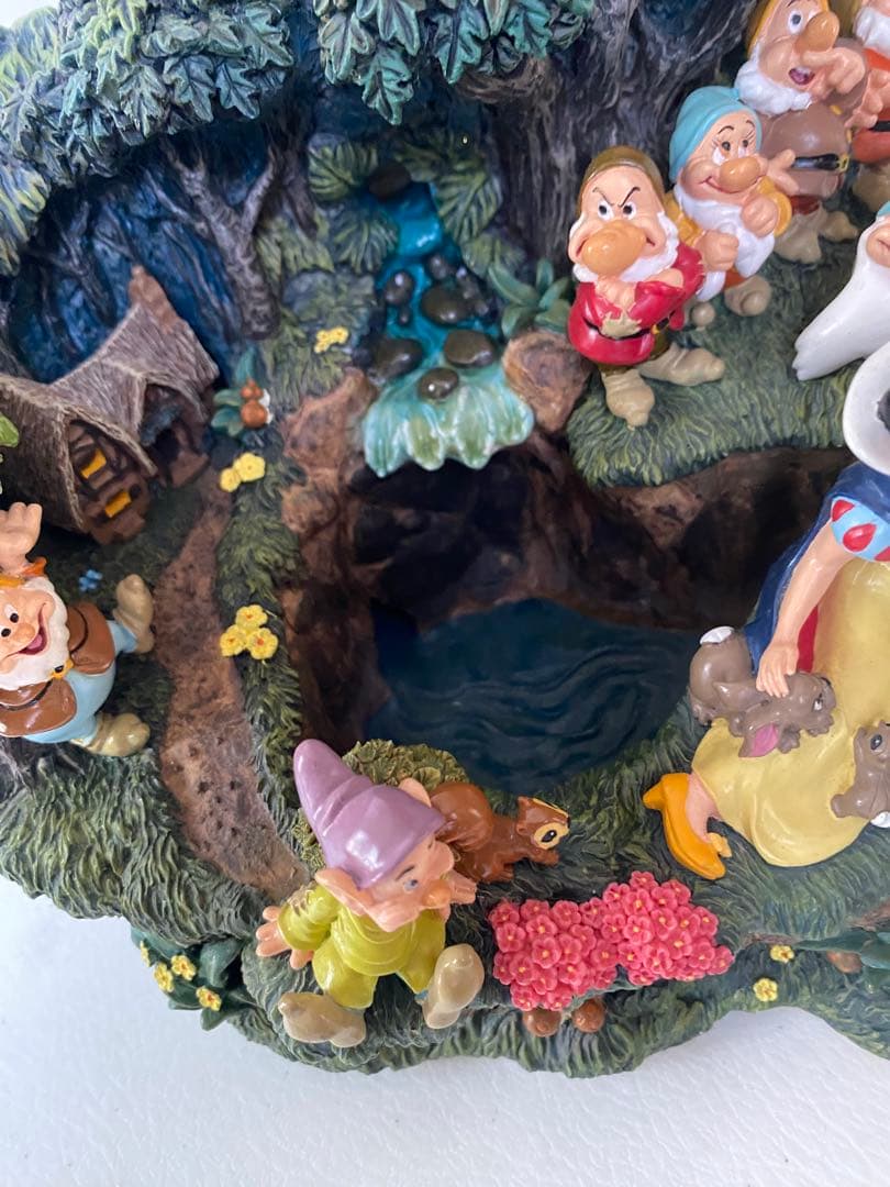 ディズニーストア　白雪姫　七人の小人 ジオラマ　置物　レア
