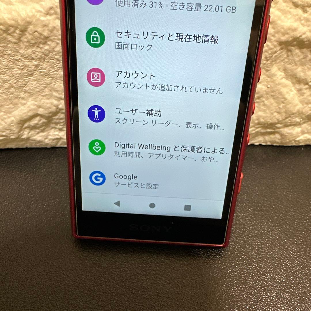 美品SONY NW-A106 レッド32GB デジタルオーディオプレーヤー動作品