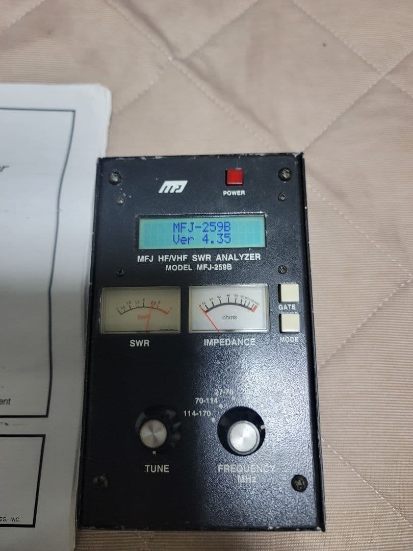 アンテナアナライザー MFJー259B(ジャンク品)
