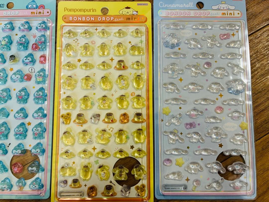 サンリオ BONBON DROP mini シール 8種類セット　国内正規品
