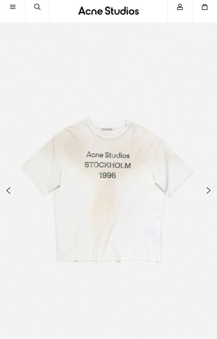 トップス Acne Studios Logo T-shirt L size