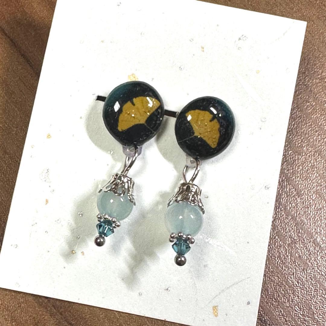 和風ピアス　とまとメガネ