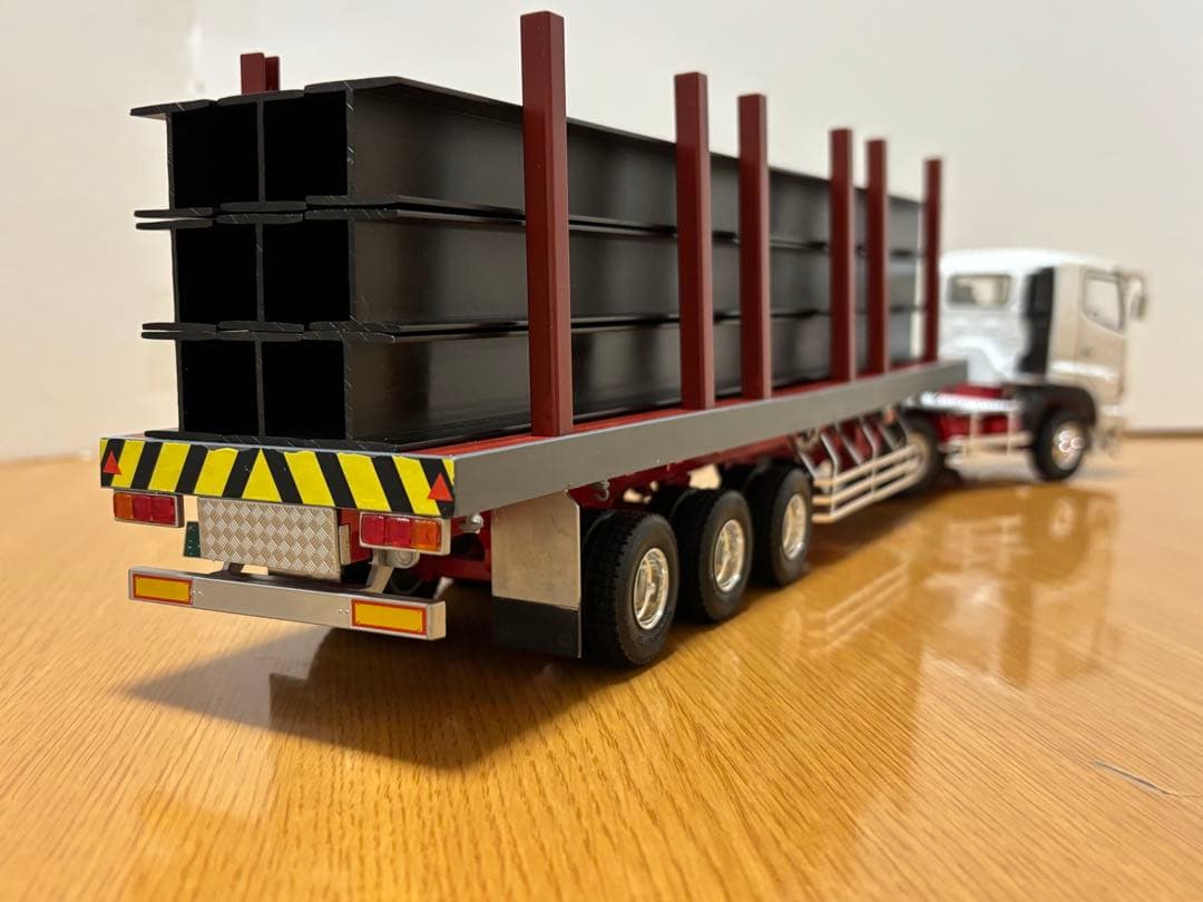 アオシマ1/32デコトラ、バリューデコトラ、平トレーラー(ジャンク品)